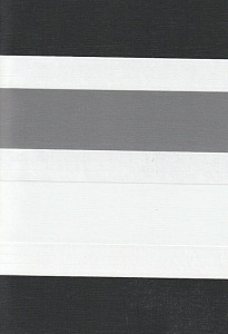 Открытые рулонные шторы день-ночь Салерно, серый 2002 купить в Серпухове с доставкой